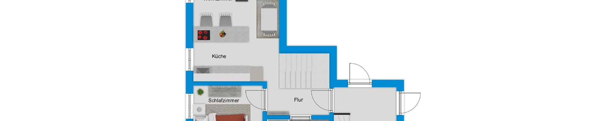 Grundriss EG Ferienwohnung Störtebekerkoje 12/4.