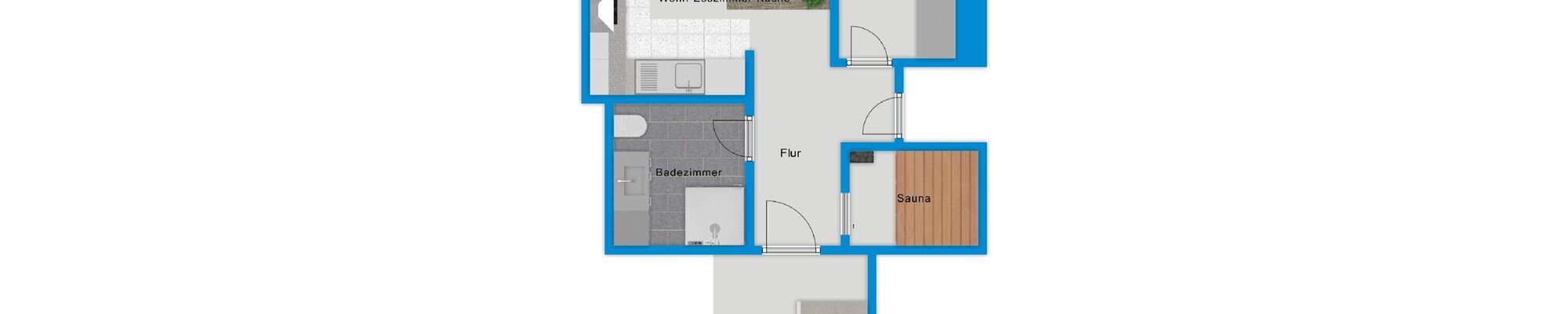 Grundriss Ferienwohnung Küstenkajüte Whg.7